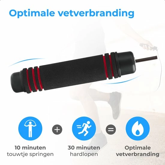 Beste Pirce ???? Nuvance - Professioneel Sport Springtouw - Verstelbaar - Volwassenen En Kinderen - Jump Rope - Speedrope ???? 6 Beste Pirce ???? Nuvance - Professioneel Sport Springtouw - Verstelbaar - Volwassenen En Kinderen - Jump Rope - Speedrope ???? - Afbeelding 4