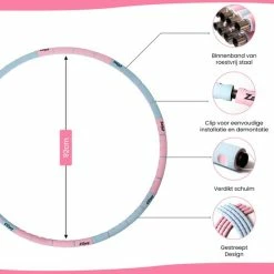 Groothandel ???? Zelics Sports - Professionele Fitness Hoelahoep Voor Volwassenen Met Gewicht - Gemaakt Van Roestvrij Staal, Zachte Foam En Anti-Zweet Buitenlaag - Sport Hoepel - Hula Hoop - Weight Hoop - Hoepel Fitness - 92cm/1.2 Kg Vulbaar- Inclusief Spingtouw ✨ -XXL Nutrition-winkel 550x550 1077