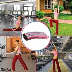 Groothandel ???? Zelics Sports - Professionele Fitness Hoelahoep Voor Volwassenen Met Gewicht - Gemaakt Van Roestvrij Staal, Zachte Foam En Anti-Zweet Buitenlaag - Sport Hoepel - Hula Hoop - Weight Hoop - Hoepel Fitness - 92cm/1.2 Kg Vulbaar- Inclusief Spingtouw ✨ -XXL Nutrition-winkel 550x550 1079
