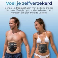 Top 10 ???? Vibeat EMS Buikspieren Trainer Elektrisch - AB Trainer - Afslankband - Spierstimulator - Sixpack Buiktrainer - Buikspiertrainer - USB Oplaadbaar - Incl. 24 Gel Pads - Incl. E-book ✔️ -XXL Nutrition-winkel 550x550 1124