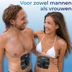 Korting ???? Vibeat EMS Buikspieren Trainer Elektrisch - AB Trainer - Afslankband - Spierstimulator - Sixpack Buiktrainer - Buikspiertrainer - USB Oplaadbaar - Incl. 24 Gel Pads - Incl. E-book ✔️ -XXL Nutrition-winkel 550x550 1155