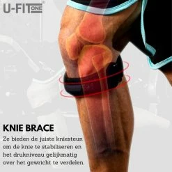 Hete verkoop ✔️ U-Fit One U Fit One® 2 Stuks Knie Brace - Patellaband - Knieband - Verstelbaar Knie Brace - Patella Riem Knie - Patellabrace - Knee Protection - Knie Support - Fitness - Ufitone ???? -XXL Nutrition-winkel 550x550 1192