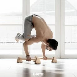 Nieuw ???? U-Fit One U Fit One® Parallettes - 30cm Push Up Bars - Calisthenics - Push Up Grips - Parallettes Hout - Opdruksteunen - Opdruk Steunen - Opdrukken - Dip Bars - Fitness - Crossfit - Ufitone ???? -XXL Nutrition-winkel 550x550 1212