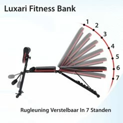 Begroting ✔️ Luxari - 14 In 1 Multifunctionele Trainingsbank - Biceps - Onderrug - Borstspieren - Buikspieren - Halterbank - Hometrainer - Fitness Bench - Fitness Bank - Sport Bank - Zwart/Rood ✨ -XXL Nutrition-winkel 550x550 1216