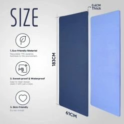 Groothandel ???? Saferell Antislip Yogamat - Zwart - Gemaakt Van TPE Met Extra Dik (6mm) - Sportmat Fitness Mat Duurzaam Zwart- Hypoallergene Yogamat Met Draagband - 183 Cm X 61 Cm X 0,6 Cm ???? -XXL Nutrition-winkel 550x550 1227