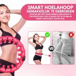 Aanbiedingen ???? Pazzo Goods Hula Hoop Fitness - Met Gewicht - Hoepel Fitness - Volwassenen & Kinderen - Roze - Afvallen - Afslanken ???? -XXL Nutrition-winkel 550x550 1239