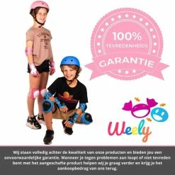 Nieuw ✨ Weely Skate Beschermset Kinderen - Helm Kind - Roze S ???? -XXL Nutrition-winkel 550x550 1251
