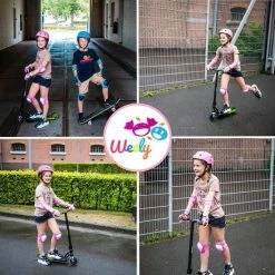 Nieuw ✨ Weely Skate Beschermset Kinderen - Helm Kind - Roze S ???? -XXL Nutrition-winkel 550x550 1256