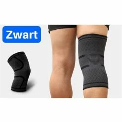 Uitgang ???? WG Commerce ® Compressie Knie Brace - Knie Bandage - Knie Verband - Elastische Bandage - Band - Strap - Sleeve - Kousen - Warmers - Blessures - Sport Ondersteuning - Knee Support - Vrouwen - Mannen - Maat: L - 1 Stuk - Zwart ???? -XXL Nutrition-winkel 550x550 1267