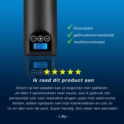 Nieuw ⌛ Lopup® Fietspomp - Luchtcompressor - Bandenpomp ???? -XXL Nutrition-winkel 550x550 1280
