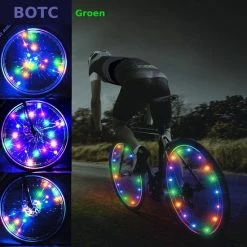 Begroting ✔️ BOTC Wielverlichting Fiets - 20 Holders - Spaakverlichting LED - Lichtsnoer Fietswiel - 20 Leds -220CM - Groen ???? -XXL Nutrition-winkel 550x550 1295