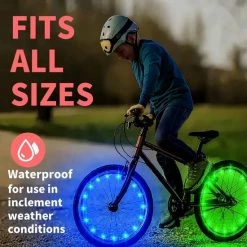 Begroting ✔️ BOTC Wielverlichting Fiets - 20 Holders - Spaakverlichting LED - Lichtsnoer Fietswiel - 20 Leds -220CM - Groen ???? -XXL Nutrition-winkel 550x550 1296