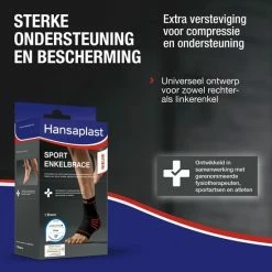 Hete verkoop ???? Hansaplast Sport Enkel Brace - One Size - Linker- Of Rechtervoet ⭐ -XXL Nutrition-winkel 550x550 146