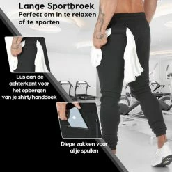 Gloednieuw ???? MW® - Trainingsbroek Heren - Joggingbroek Heren - Lange Sportbroek - Broek Met Zakken - Maat XL ???? -XXL Nutrition-winkel 550x550 175