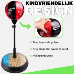 Goedkoopste ???? Zoluko Boksbal Op Voet Voor Kinderen - Inclusief Bokshandschoenen En Opblaaspompje - Bokstrainer - Verstelbaar In Hoogte - Voor Binnen En Buiten - Boksbal Op Standaard - Reflexbal - Boksbal Staand - Boksen - Zwart/Rood ✨ -XXL Nutrition-winkel 550x550 223
