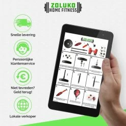 Goedkoopste ???? Zoluko Boksbal Op Voet Voor Kinderen - Inclusief Bokshandschoenen En Opblaaspompje - Bokstrainer - Verstelbaar In Hoogte - Voor Binnen En Buiten - Boksbal Op Standaard - Reflexbal - Boksbal Staand - Boksen - Zwart/Rood ✨ -XXL Nutrition-winkel 550x550 229