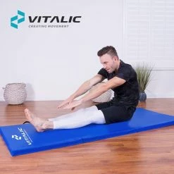 Beste Verkoop ???? Extra Dikke Yoga Mat (5cm Dik En 180cm Lang) - XXL Anti Slip En Opvouwbare Yogamatten | Vitalic ???? -XXL Nutrition-winkel 550x550 275
