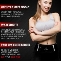 Goedkoopste ???? Fit Evolve® Sport Heupband - Hardloopband Telefoon - Sportband - Hardloop Riem - Heuptas - Unisex/Onesize - Running Belt - Zwart ???? -XXL Nutrition-winkel 550x550 304