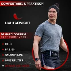 Goedkoopste ???? Fit Evolve® Sport Heupband - Hardloopband Telefoon - Sportband - Hardloop Riem - Heuptas - Unisex/Onesize - Running Belt - Zwart ???? -XXL Nutrition-winkel 550x550 307