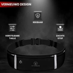 Goedkoopste ???? Fit Evolve® Sport Heupband - Hardloopband Telefoon - Sportband - Hardloop Riem - Heuptas - Unisex/Onesize - Running Belt - Zwart ???? -XXL Nutrition-winkel 550x550 308