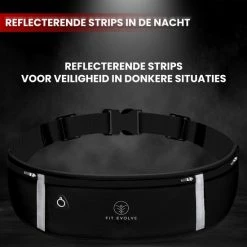 Goedkoopste ???? Fit Evolve® Sport Heupband - Hardloopband Telefoon - Sportband - Hardloop Riem - Heuptas - Unisex/Onesize - Running Belt - Zwart ???? -XXL Nutrition-winkel 550x550 309