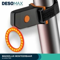 Goedkoopste ???? DesoMax® Fietslicht Achterlicht LED USB Oplaadbaar Helder Rond - Achterlicht Voor Racefiets En MTB – Herkenningslicht ✔️ -XXL Nutrition-winkel 550x550 311