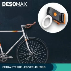 Goedkoopste ???? DesoMax® Fietslicht Achterlicht LED USB Oplaadbaar Helder Rond - Achterlicht Voor Racefiets En MTB – Herkenningslicht ✔️ -XXL Nutrition-winkel 550x550 314