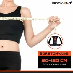 Beste Pirce ???? Body2fit MEDISCHE VERSTELBARE RUG HOUDING CORRECTOR | Correctie Voor Rug, Schouders & Nek | Postuur Corrector | Rug Corrector | Verstelbaar | Unisex ⭐ -XXL Nutrition-winkel 550x550 319