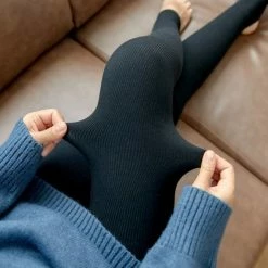 Beste Verkoop ???? Merkloos Thermo Legging - Winter Legging - Fleece Legging - Warme Legging - High Waist - Zwart - One Size ⌛ -XXL Nutrition-winkel 550x550 333