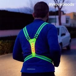 Top 10 ???? Merkloos Sports LED Reflecterend Hardloopvest - Hardlopen - Geel Reflectief - One Size - Lampjes ❤️ -XXL Nutrition-winkel 550x550 338
