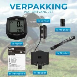 Goedkoopste ???? Indexr Kilometerteller Fiets - Waterdicht En Bedraad - Snelheidsmeter - Fietscomputer - Fiets Accessoires - Mountainbike Accesoires ???? -XXL Nutrition-winkel 550x550 339