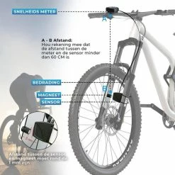 Goedkoopste ???? Indexr Kilometerteller Fiets - Waterdicht En Bedraad - Snelheidsmeter - Fietscomputer - Fiets Accessoires - Mountainbike Accesoires ???? -XXL Nutrition-winkel 550x550 340