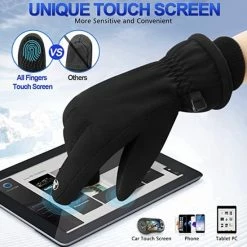 Promo ???? BOTC Fietshandschoenen Windproof/Waterproof - Handschoenen Met Touchscreen - M/L - Zwart-CG000111 ⌛ -XXL Nutrition-winkel 550x550 37