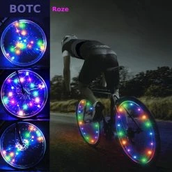 Beste recensies van ???? BOTC Wielverlichting Fiets - 20 Holders - Spaakverlichting LED - Lichtsnoer Fietswiel - 20 Leds - 220CM - Kleurrijk ???? -XXL Nutrition-winkel 550x550 376