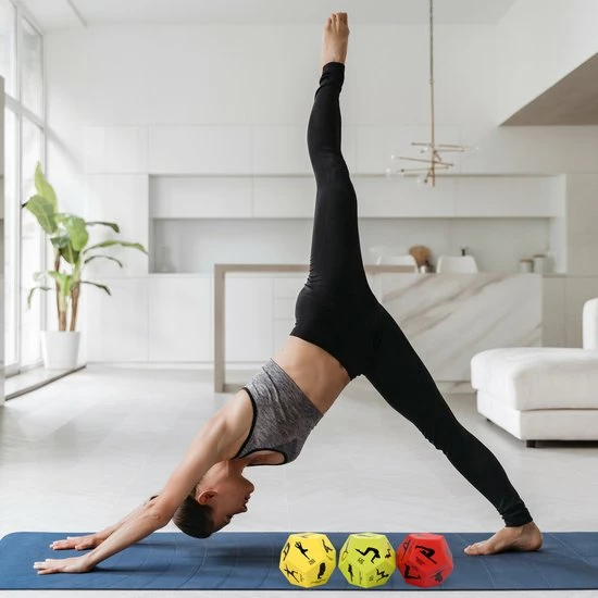 Beste Verkoop ???? WEBU Yoga Dobbelstenen - Meditatie - Workout - Yoga Bal - Yoga Pilates - Thuis Sporten - Fitness - Crossfit - Yoga Mat - Incl. GRATIS Professionele Video’s ⌛ 5 Beste Verkoop ???? WEBU Yoga Dobbelstenen - Meditatie - Workout - Yoga Bal - Yoga Pilates - Thuis Sporten - Fitness - Crossfit - Yoga Mat - Incl. GRATIS Professionele Video’s ⌛ - Afbeelding 3