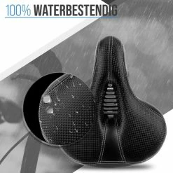 Gloednieuw ✔️ Strex Fietszadel - Unisex - Extra Comfortabel - Ventilerend - Incl. Zadelhoes ❤️ -XXL Nutrition-winkel 550x550 413