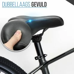 Gloednieuw ✔️ Strex Fietszadel - Unisex - Extra Comfortabel - Ventilerend - Incl. Zadelhoes ❤️ -XXL Nutrition-winkel 550x550 414