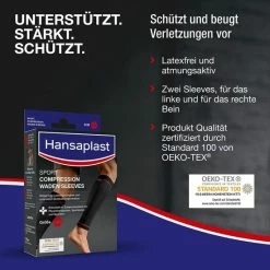 Korting ???? Hansaplast Kuit Compressiekousen Unisex One Size - Zwart/Rood ???? -XXL Nutrition-winkel 550x550 42