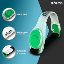 Nieuw ???? Nince - Hardloop Verlichting Van Hoge Kwaliteit - Hardloop Lampjes Incl Batterijen - Set Van 2 ???? -XXL Nutrition-winkel 550x550 440