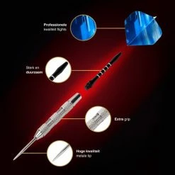 Gloednieuw ???? D Thrownd Dartpijlen 24 Gram - Darts Set - Extra Dart Flights En Shafts - Dartscase - Sinterklaas Voor Grote Kinderen ⌛ -XXL Nutrition-winkel 550x550 444