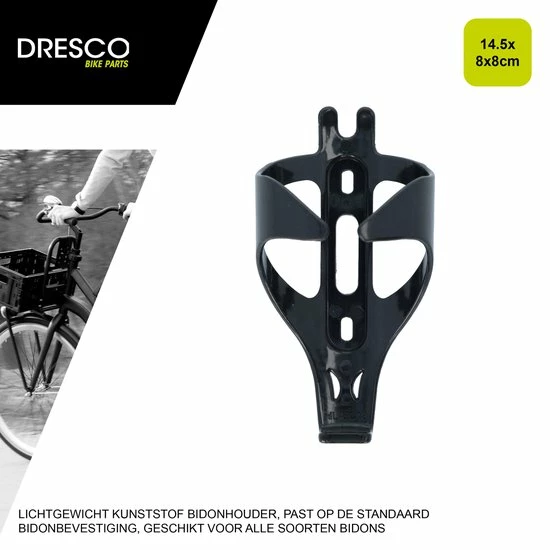 Nieuw ???? Dresco Bidonhouder Fiets Sportief Zwart | Bidonhouder Racefiets, Mountainbike ???? 7 Nieuw ???? Dresco Bidonhouder Fiets Sportief Zwart | Bidonhouder Racefiets, Mountainbike ???? - Afbeelding 5