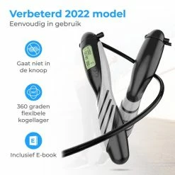 Gloednieuw ✨ Nuvance - Professioneel Sport Springtouw Met Teller Inclusief Opbergtasje - Verstelbaar - Jump Rope - Speedrope ???? -XXL Nutrition-winkel 550x550 518