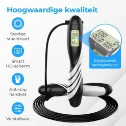 Gloednieuw ✨ Nuvance - Professioneel Sport Springtouw Met Teller Inclusief Opbergtasje - Verstelbaar - Jump Rope - Speedrope ???? -XXL Nutrition-winkel 550x550 520