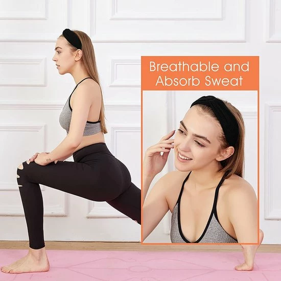 Beste Pirce ???? LIXIN Set Van 8 Stuks Dames Haarbanden - Kleur 2 Fashion Leader - Knoop Cross Knitted Haarbanden - Dames - Haarband Volwassenen - Elastisch - Vrouwen - Meisjes - Yoga - Haaraccessoires ⭐ 6 Beste Pirce ???? LIXIN Set Van 8 Stuks Dames Haarbanden - Kleur 2 Fashion Leader - Knoop Cross Knitted Haarbanden - Dames - Haarband Volwassenen - Elastisch - Vrouwen - Meisjes - Yoga - Haaraccessoires ⭐ - Afbeelding 4