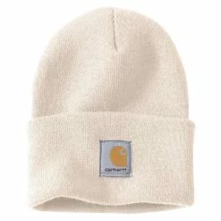 Gloednieuw ???? Carhartt Muts ACRYLIC ⌚ WATCH HAT Winter White - Beanie ✔️