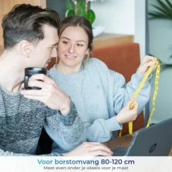 Promo ???? Vibeat Postuur Corrector - Houding Rug Corrector Tegen Rugklachten – Verstelbare Rugband - Houding Correctie - Rugbrace Voor Bovenlichaam - Incl. Okselpads - Unisex - Model Slim ???? -XXL Nutrition-winkel 550x550 553