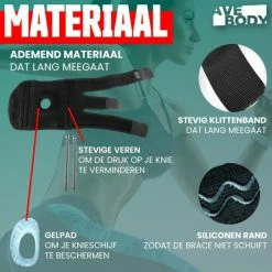 Flash-uitverkoop ✔️ AVE Body AVE Patella Kniebrace - Elastisch Verstelbaar Kniebandage - Versteviging Knie Brace ???? -XXL Nutrition-winkel 550x550 61