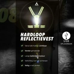 Groothandel ✔️ ARISENN® Hardloop Verlichting OPLAADBAAR - Led Harnas - - INCL. Hersluitbare Zipper Bag - Led Vest - Wit Licht Voor & Rood Licht Achter - Hardloop Led Verlichting - Reflecterend Hardloop Vest - Hardlopen - Sport Verlichting - Oplaadbaar ???? -XXL Nutrition-winkel 550x550 619