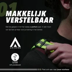 Groothandel ✔️ ARISENN® Hardloop Verlichting OPLAADBAAR - Led Harnas - - INCL. Hersluitbare Zipper Bag - Led Vest - Wit Licht Voor & Rood Licht Achter - Hardloop Led Verlichting - Reflecterend Hardloop Vest - Hardlopen - Sport Verlichting - Oplaadbaar ???? -XXL Nutrition-winkel 550x550 621