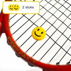 Beste Verkoop ???? Tennisdemper - Demper - Smile Geel - 2 Stuks - Hoge Kwaliteit - Ixen ????